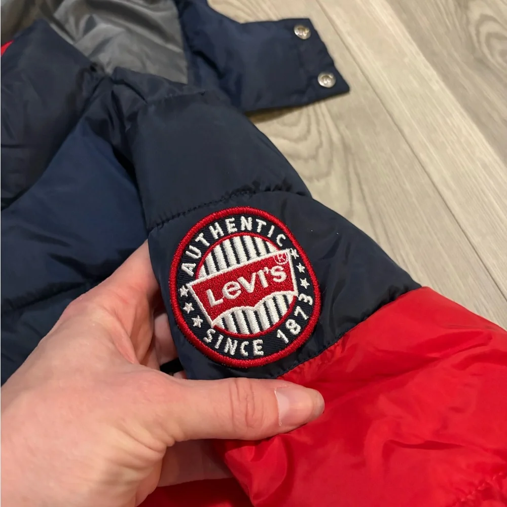Levi's Kids' Colorblock Hooded Puffer Jacket Size 12/13